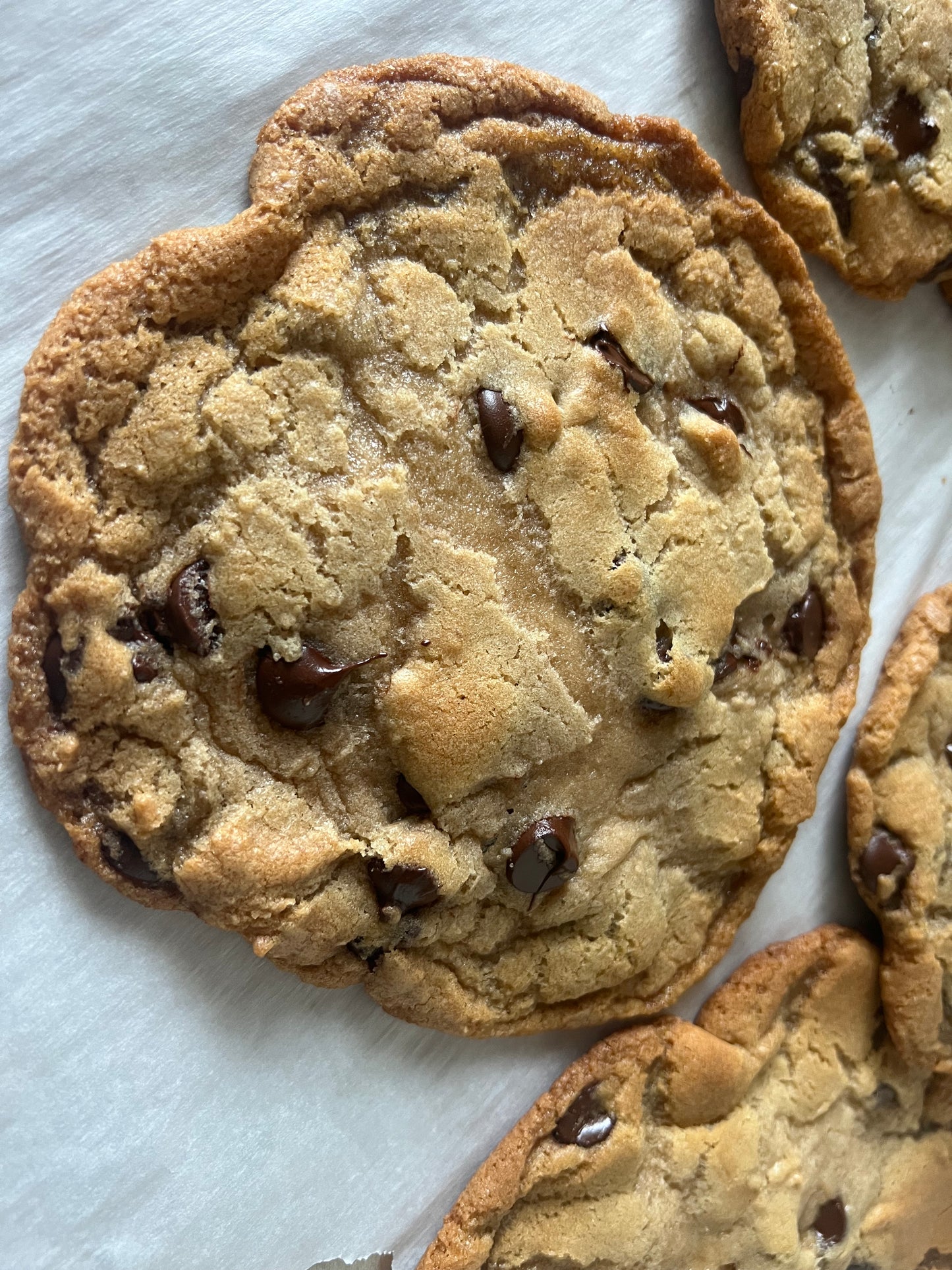Chewy GOOEY Soft Chocolate chip cookies
